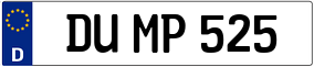 Truck License Plate